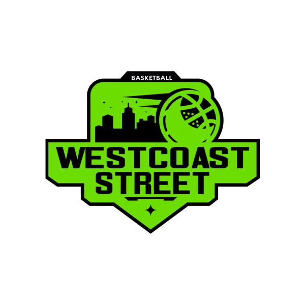 Westcoast Street Basketball logo template Miniatura