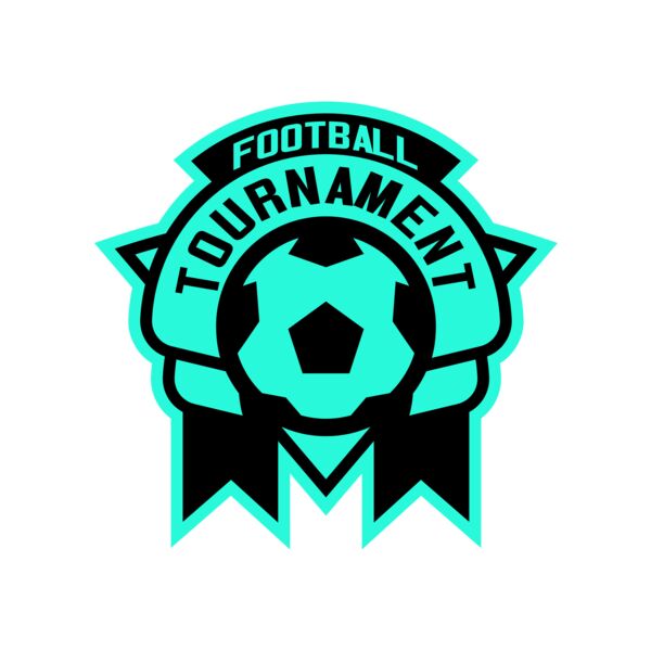 Tournament Football logo template Miniatura
