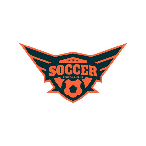 Soccer football club logo template Miniatura