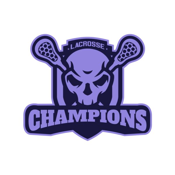 Champions Lacrosse Logo Template 02 Miniatura