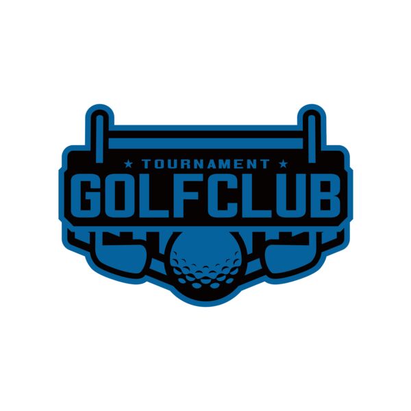 Golf club Tournament logo template Miniatura