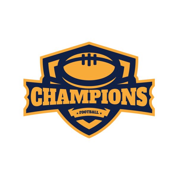 Champions Football logo template Miniatura