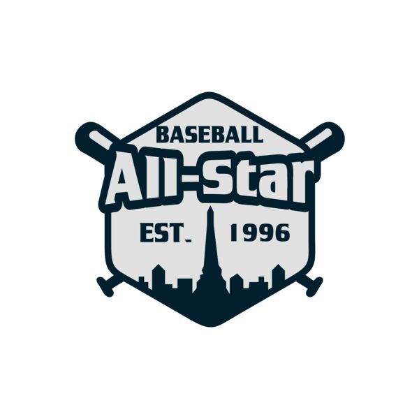 Baseball Logo Team 03 Miniatura