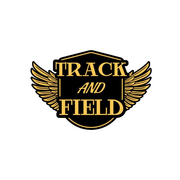 Track & Field Team Logo 13 Miniatura