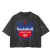 Playera Boxy Fit Mineral Wash 265 grs 🔥 NEW PRODUCT 🔥 Miniatura